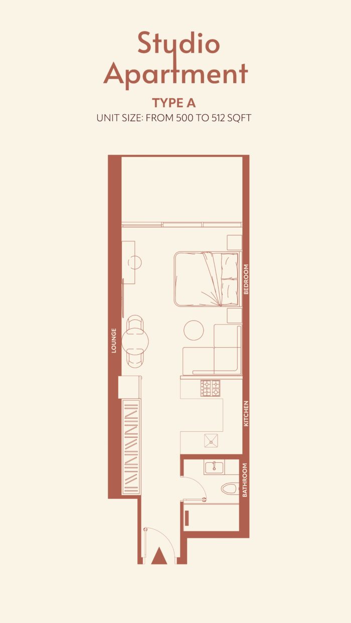 Studio Type A Floor Plan_page-0001