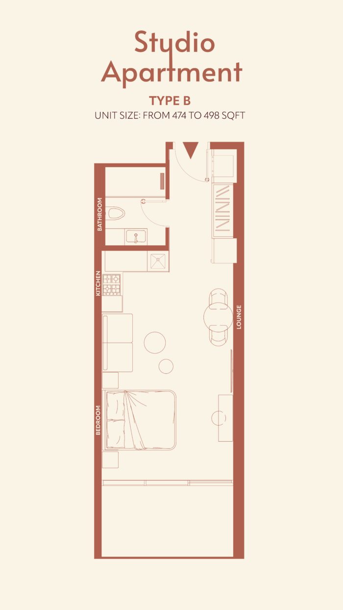 Studio Type B Floor Plan_page-0001