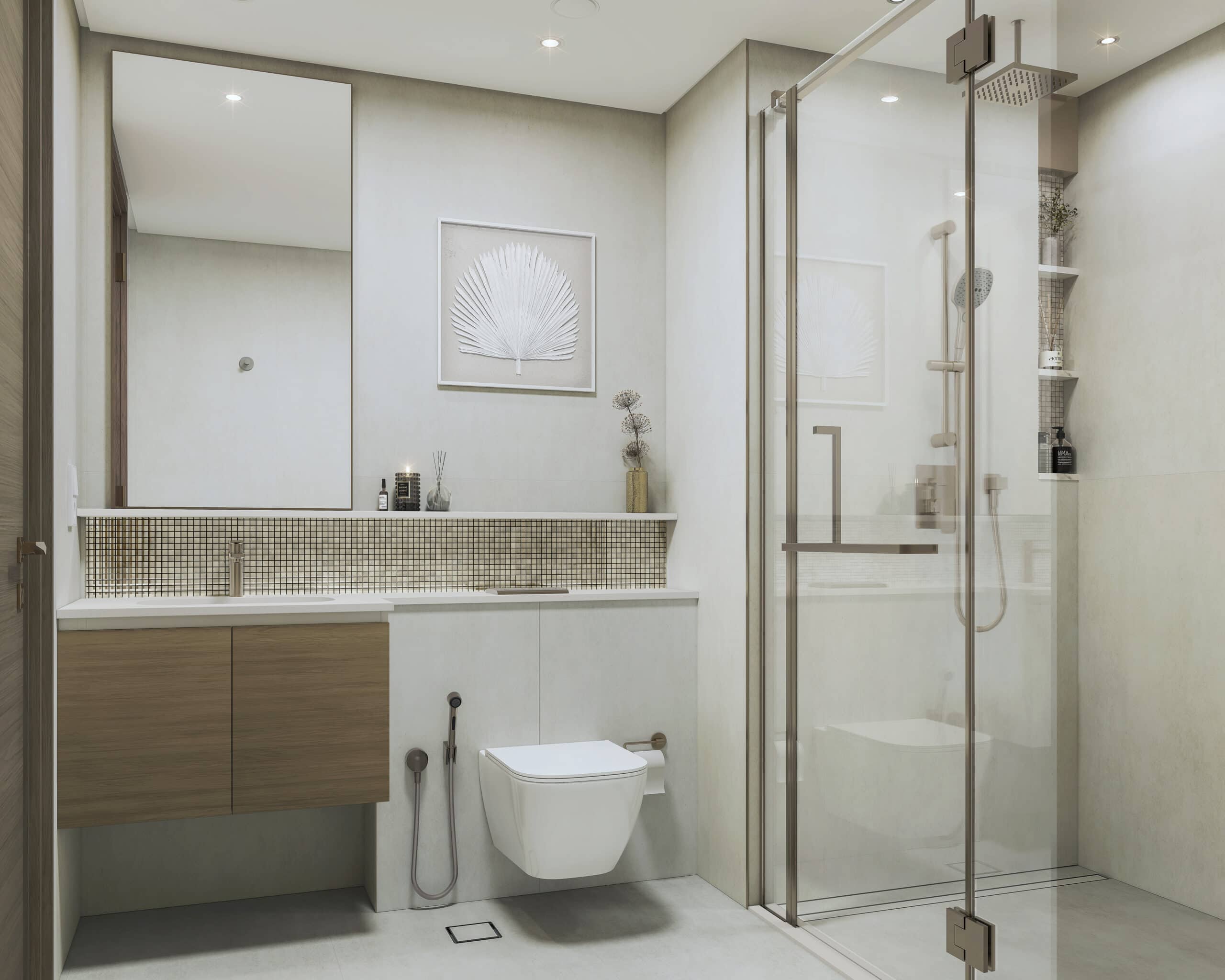 Bathroom-scaled